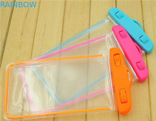 Evrensel 5.5 Inç Pvc Su Geçirmez Telefon Çanta Iphone 6 s 6 Artı, Pembe / Oragne / Mavi