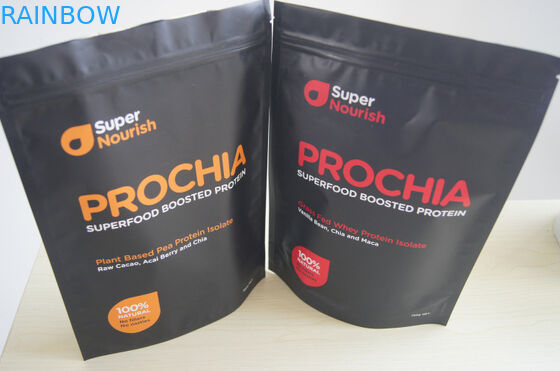 Çay / Kahve / Sıvı için Kilitli Stand Up Alüminyum Folyo Folyo Kılıfı Ambalajı