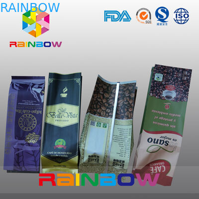 250g alüminyum folyo Çay Poşetleri Ambalaj yan köşebent kahve torbaları