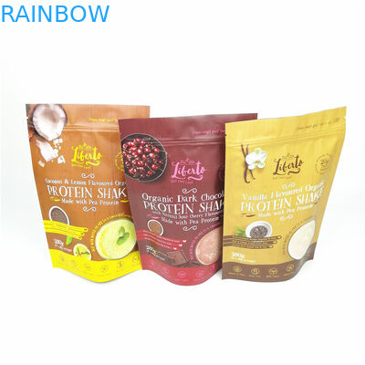 Dijital Baskı Folyo Kılıfı Kratom Tozu Ambalaj Ayağa kalk fermuarlı mylar çantalar