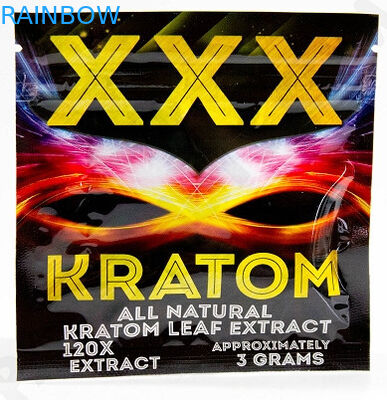 3g Xxx Kratom Toz Kilitli Torba / Kratom Bitkisel Tütsü Ambalaj Torbası