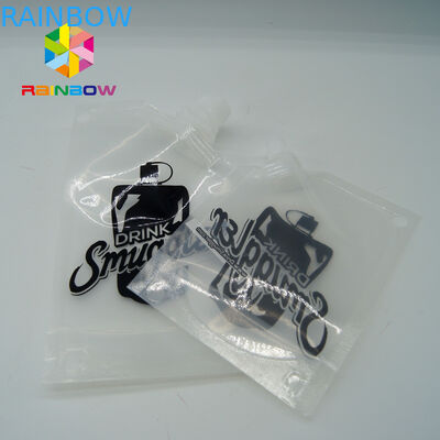 BPA Ücretsiz 4 OZ / 8 OZ Kaymaz Kullanımlık Şeffaf Plastik Şarap Şişesi / Likör Kılıfı