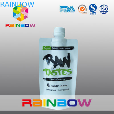 350ml 500ml 1L Folyo Poşet Ambalaj, sızıntı prood parlak beyaz Bacalı Kılıfı