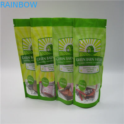Esrar Tohumları Ambalaj Özel Etikel plastik kese ile Connabis Tohumları için fermuarlı