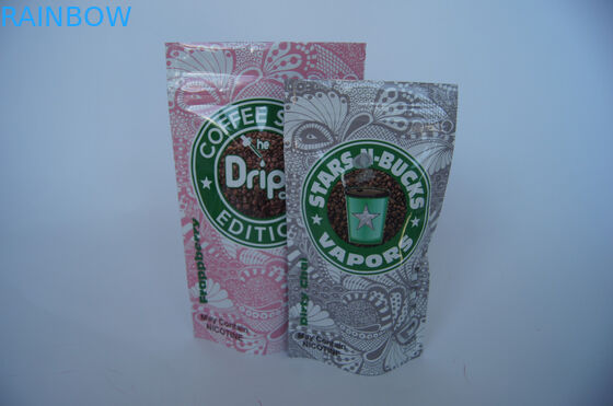 Siyah mat alüminyum folyo yiyecek torbası, kahve çekirdeği ambalajı