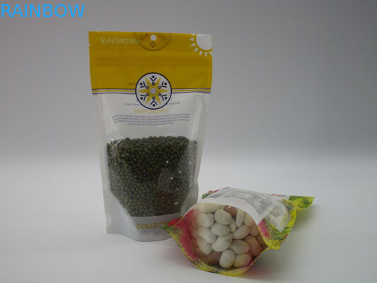 Özel etiket ayağa fermuarlı kese, aperatif yiyecek paketleme alüminyum folyo