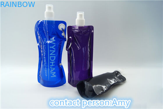 Su geçirmez enerji içeceği kilitli sıvı saklama torbaları hindistan cevizi içecek