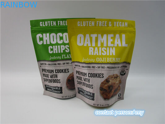 Özel Yapılmış Promosyon Çikolata Bisküvi Snack Bag Paketleme Gravür Baskı