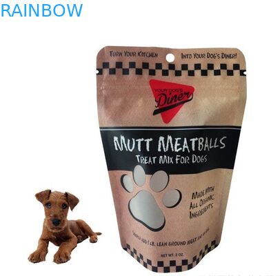 Pet gıda ambalaj poşetleri / Yan köşebent alüminyum folyo kese ambalaj için kedi / köpek maması / pet gıda