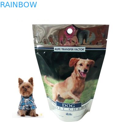 Pet gıda ambalaj poşetleri / Yan köşebent alüminyum folyo kese ambalaj için kedi / köpek maması / pet gıda