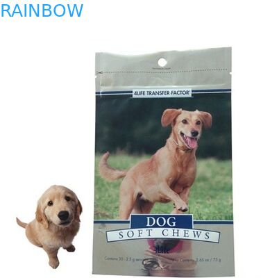 Pet gıda ambalaj poşetleri / Yan köşebent alüminyum folyo kese ambalaj için kedi / köpek maması / pet gıda