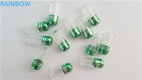 Hap ve kapsül için boş plastik şişe / Erkek geliştirme hapları metal kapaklı kurşun şişe