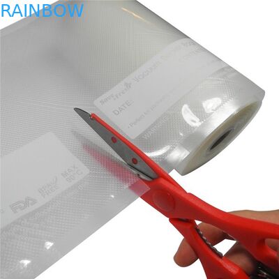 Dokulu / Kabartmalı Aile Vakum Rulo Boyut 8 "X50 '11" X50' Taze Yemek için