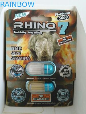 OEM ODM Kağıt Kutu Ambalaj Erkek Seks Geliştirme Hapı Kabı