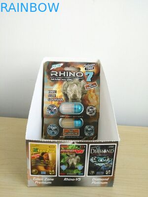 OEM ODM Kağıt Kutu Ambalaj Erkek Seks Geliştirme Hapı Kabı