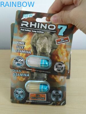 OEM ODM Kağıt Kutu Ambalaj Erkek Seks Geliştirme Hapı Kabı