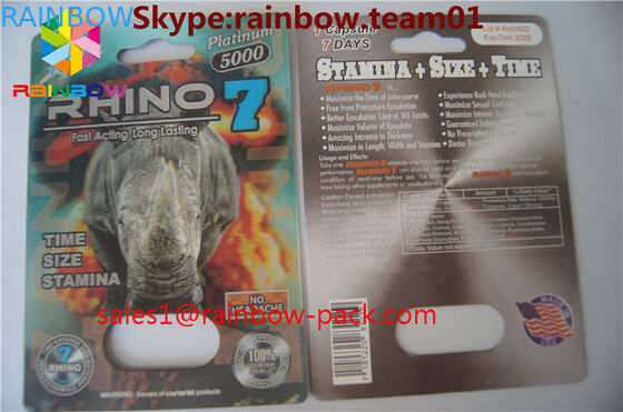 Siyah mamba 3D kartları kaya katı ereksiyon seks hapı 3D ambalaj kartı 3d seks hapları ambalaj kağıt kartı 3D seks hapı kartı