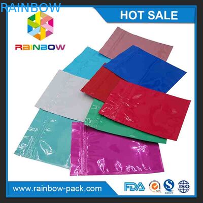 Koku geçirmez kilitli alüminyum folyo kilitli çanta ilaç alüminyum folyo kavrama fermuarlı üst açılıp kapanabilir çanta ile mühürlü çanta