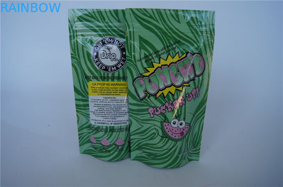 Fermuar Bitkisel Tütsü Ambalaj, Resealabe Potpourri Alüminyum Folyo Stand Up Kılıfı