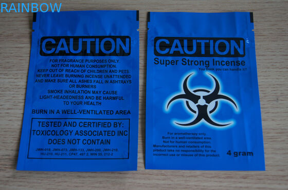 Botanik Özü Baharat Paketleme Torbaları, Klimax Herbal Incense Zip Kilit Plastik Torba