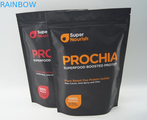 480g için Stand Up Alüminyum Folyo Whey Protein Tozu Torbaları