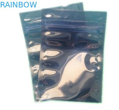 Gümüş Zip Kilidi Büyük Anti Statik Çanta Şeffaf / Yarı Şeffaf Naylon