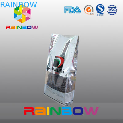 Dayanıklı Yan Köşe Düz Alt Çay Paketleme Torbaları Kahve Çekirdekleri Plastik Torba