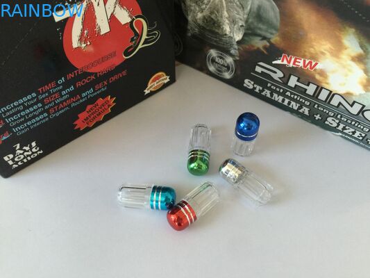 FX 9000 / Rhino 7 / SWAG Kapsül Mermi İçin Metal Kap Renkli Plastik Hap Şişeleri