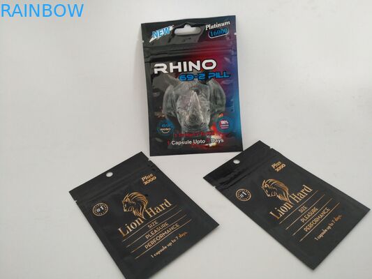 3 Yan Seal Pill Ambalaj Kılıfı Çanta Encore Sert Kapsül Tozu İçin Çentik Çentikleri