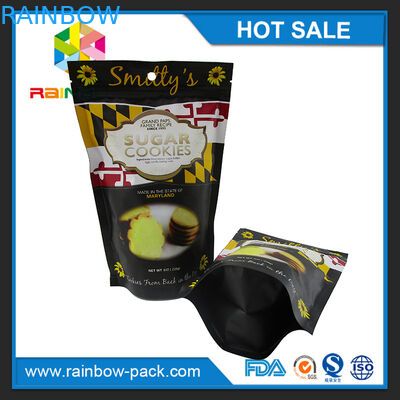 Mat baskılı alüminyum folyo ayağa özelleştirilmiş logo yeşil baskılı çay paketleme çantası fermuarlı ve gözyaşı çentikler