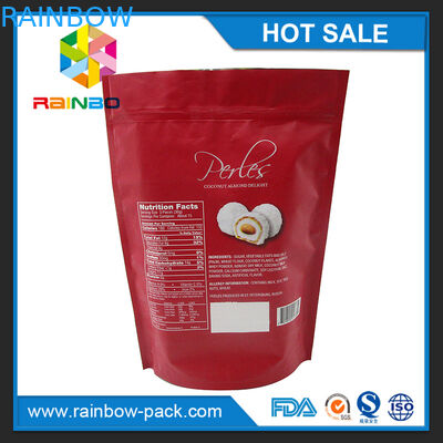 Mat baskılı alüminyum folyo ayağa özelleştirilmiş logo yeşil baskılı çay paketleme çantası fermuarlı ve gözyaşı çentikler