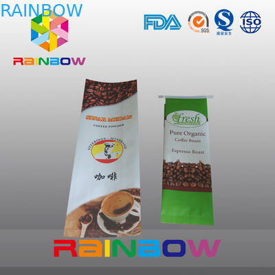 12oz Beyaz Yanlı Köşeli Kahve Paketleme Çantası