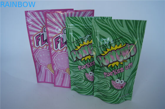 Güçlü Sızdırmazlık 8 Renk Plastik Torbalar Paketleme / Gıda Paketi Torbalar Stand Up