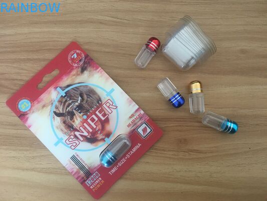 Sıcak satış Gergedan Erkek Geliştirme Hapları Ambalaj Kartı Ve 3D Etkisi ile Ekran Kutusu