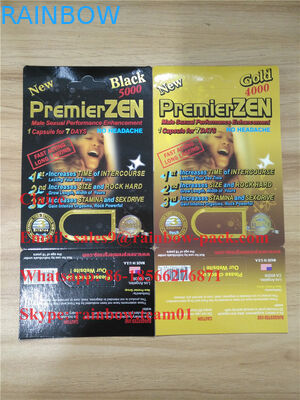 PremierZen Gold Erkek Geliştirme Hapı kartı blister, 3D efekti ile stokta