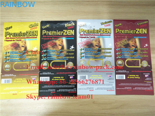 PremierZen Gold Erkek Geliştirme Hapı kartı blister, 3D efekti ile stokta
