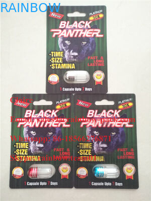 Cinsel Kapsül Blister 3D Kağıt Kartı / Erkek Cinsel Performans Geliştirme Cinsel Hap Paketi