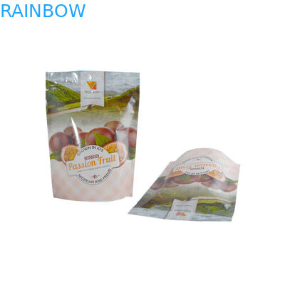 Kurutulmuş Meyve Paketleme için Snack Ziplock Stand Up Plastik Torbalar Paketlemesi