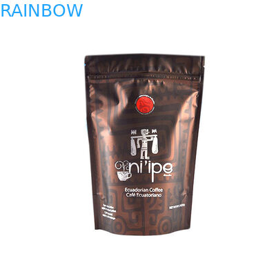 Keny Uganda Etiyopya 250 Gram 500 gram Plastik Torbalar Ambalaj, Çoklu Renk Kahve Poşetleri Stand