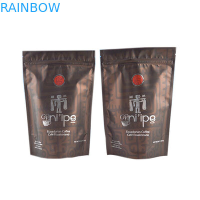 Keny Uganda Etiyopya 250 Gram 500 gram Plastik Torbalar Ambalaj, Çoklu Renk Kahve Poşetleri Stand