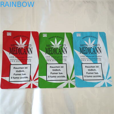 Cbd Thc Fudge Tohumları Isı Mühürlü Plastik Torbalar, Cbd Gummy Için Alüminyum Folyo Poşet