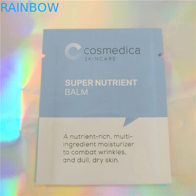 Plastik Alüminyum Folyo Çanta Ambalaj Numune Poşeti Kozmetik, Üç Taraflı Sızdırmazlık Kozmetik Numune Poşeti