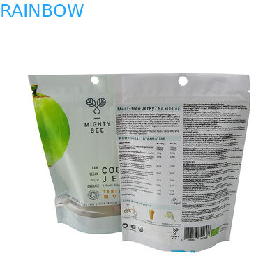 Şeker için Özel Baskılı Plastik Torbalar Ambalaj Folyo Lamine Mylar Kilitli Çanta