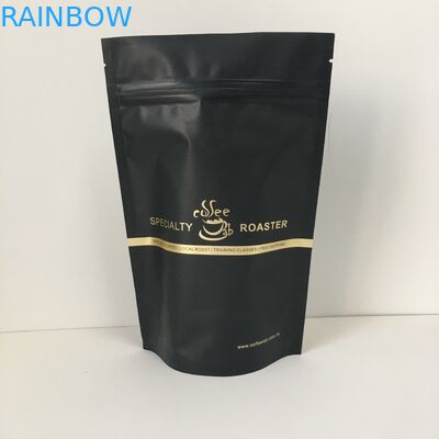 Özel Etiket Altın Logo Alüminyum Folyo kaplı Plastik Torbalar Valfli Ambalaj Torbası