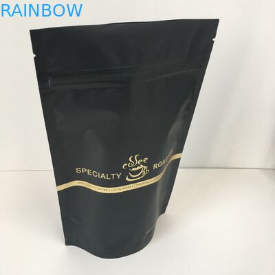 Özel Etiket Altın Logo Alüminyum Folyo kaplı Plastik Torbalar Valfli Ambalaj Torbası