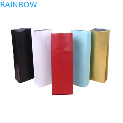 ısı mühür 500g kavrulmuş öğütülmüş Plastik Torbalar Valf ve kalay bağlayıcılı ambalaj kahve torbası