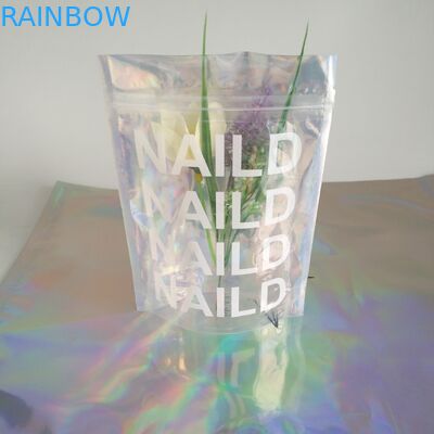 3 Yan Tozlu Koru Holografik Mylar Kilitli Torbalar Vücut Ovalama Ürünleri