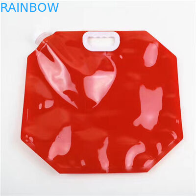 Açık Spor Bacalı Kılıfı Ambalaj 2L 3L 5L 10L BPA Ücretsiz Katlanır Su Borulu Kılıfı