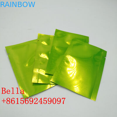 Özel Baskı Folyo Kılıfı Paketleme Bir Tarafı Temizle Fermuar, USB Kablosu İçin Parlak