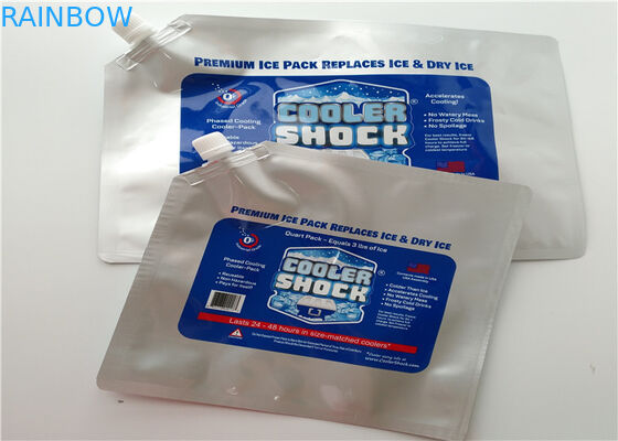 Süpermarket Deniz Ürünleri Meyve Tek Kullanımlık Alüminyum Folyo İzoleli Soğutucu Çanta / Buz torbası